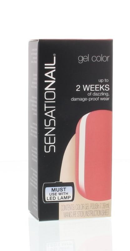 Sensationail Sensationail Color gel coral sunset (7 ml)