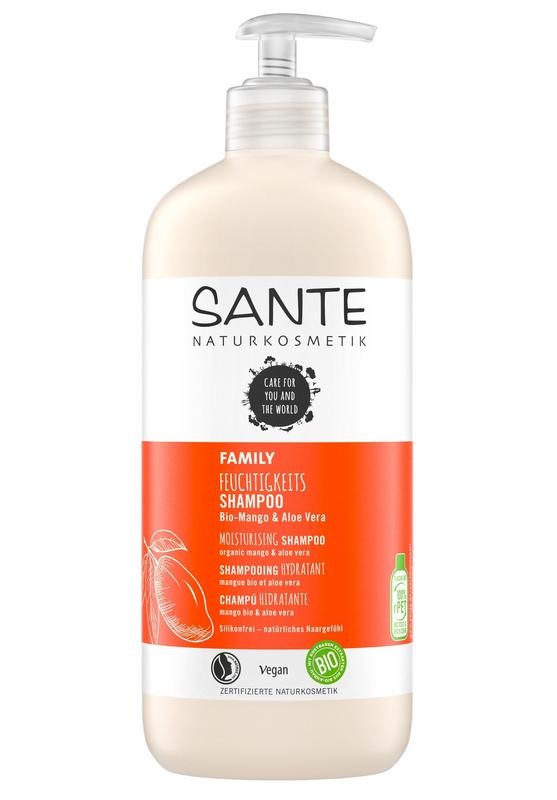 Sante Sante Family moisture shampoo mango & aloe vera (500 ml)
