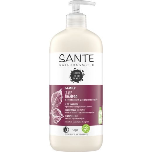 Sante Sante Fam shampoo berk & plantaardige proteine (500 ml)