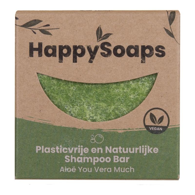 Happysoaps Happysoaps Shampoo bar aloe you vera much (70 gr)