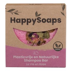 Happysoaps Shampoo bar la vie en rose (70 gr)