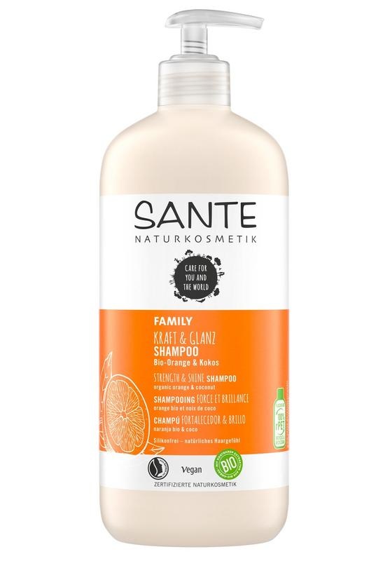 Sante Sante Family bio sinaasappel kokos shampoo BDIH (500 ml)