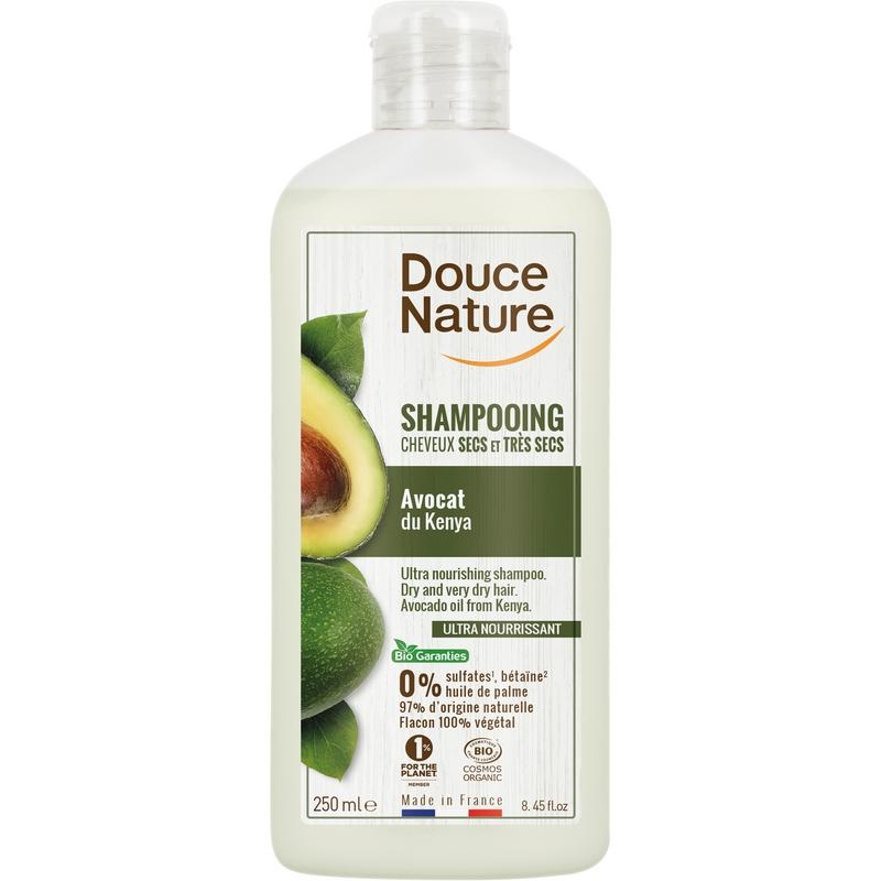 Douce Nature Douce Nature Shampoo verzorgend droog haar avocado bio (250 ml)