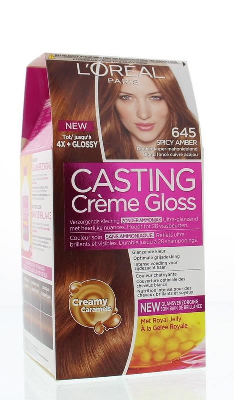 Loreal Loreal Casting creme gloss 645 Spicy amber (1 Set)