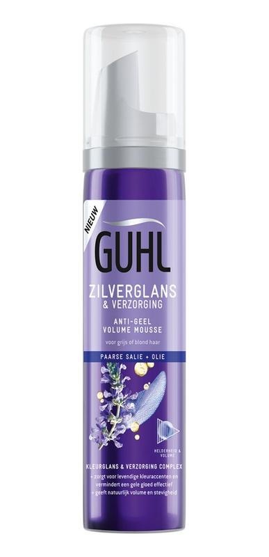 Guhl Guhl Zilverglans & verzorging anti-geel volume mousse (75 ml)