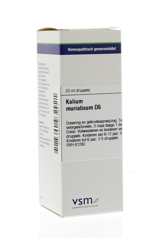 VSM VSM Kalium muriaticum D6 (20 ml)