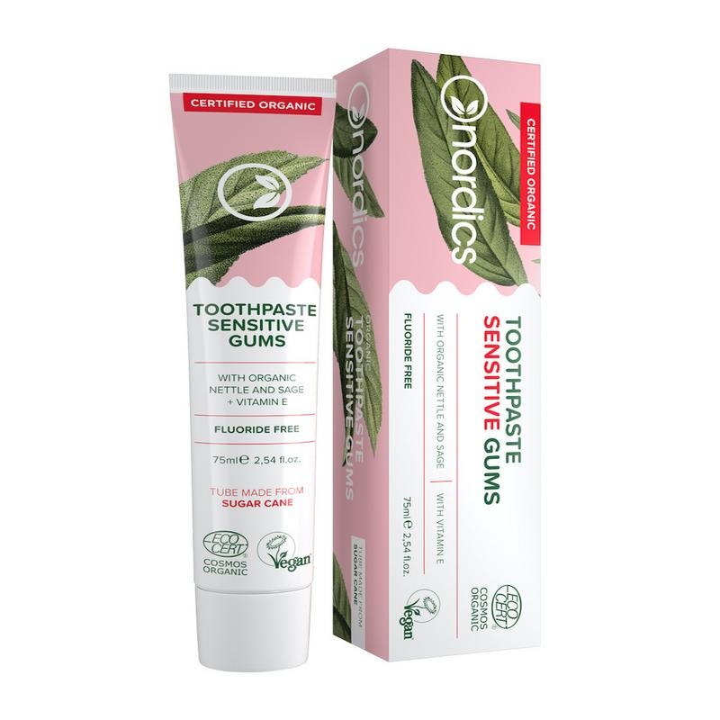 Nordics Tandpasta sensitive gums vegan (75 Milliliter) Nordics Tandpasta sensitive gums vegan (75 Milliliter)