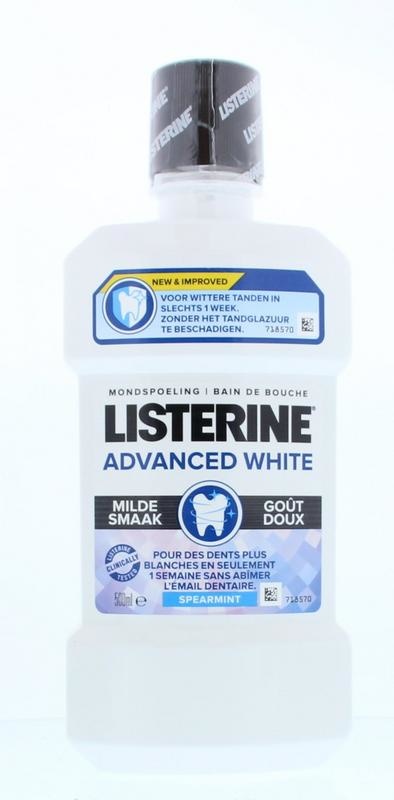 Listerine Listerine Mondwater advanced white mild (500 ml)