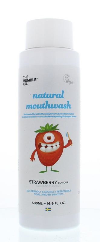 The Humble Co Mondwater kids strawberry (500 ml)