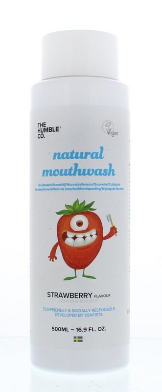 The Humble Co The Humble Co Mondwater kids strawberry (500 ml)