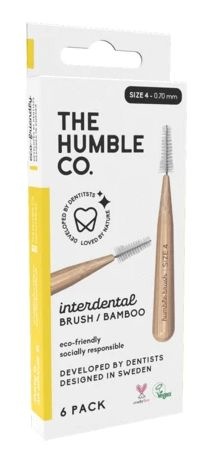 The Humble Co The Humble Co Interdental borstel 0.70 mm geel (6 st)