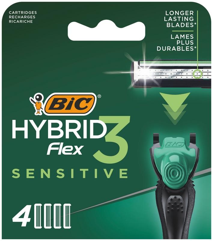 BIC BIC Flex 3 hybrid shaver sensitive cartridges bl 4 (4 st)