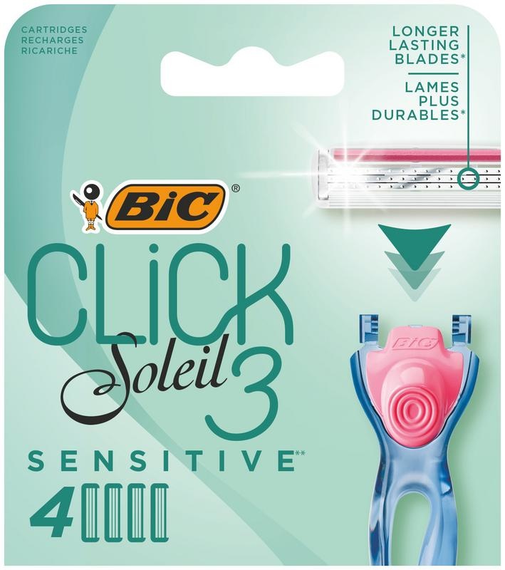 BIC BIC Click 3 soleil shaver sensitive cartridges bl 4 (4 st)