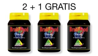 SNP SNP Brainfood actie 2 + 1 gratis (90 caps)