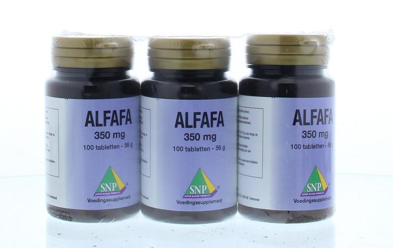 SNP SNP Alfalfa actie 2 + 1 gratis (300 tab)