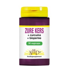 Zure kers/curcuma/piper nigrum (30 Vegetarische capsules)