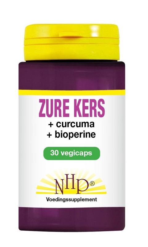 NHP Zure kers/curcuma/piper nigrum (30 vcaps)
