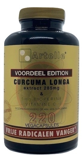 Artelle Artelle Curcuma longa extract (220 vega caps)