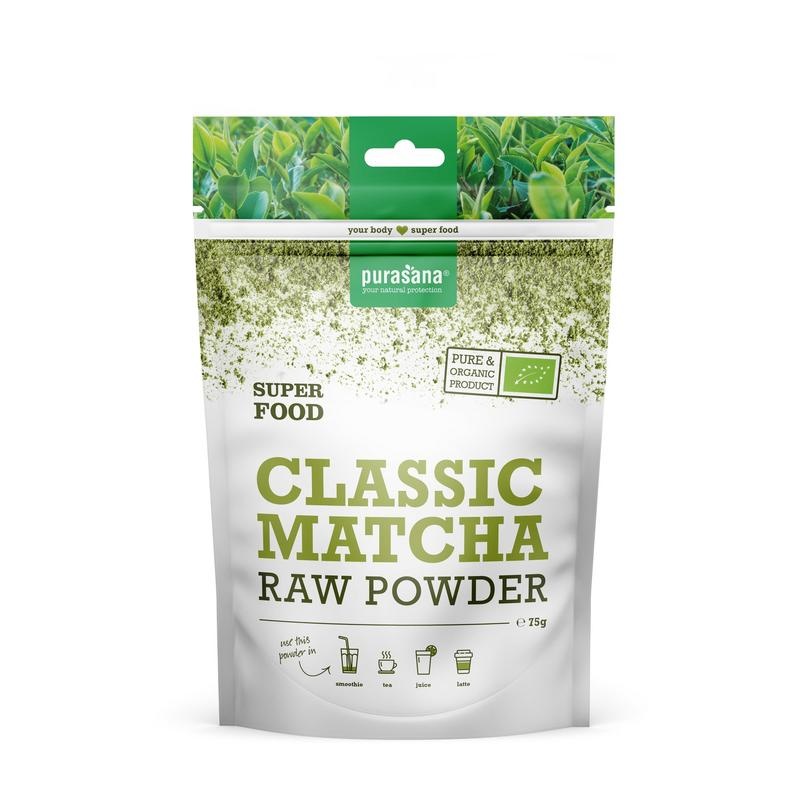 Purasana Purasana Matcha classic poeder/poudre vegan bio (75 gr)