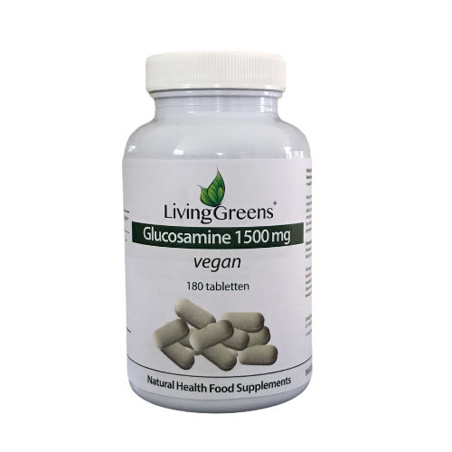 Livinggreens Glucosamine 1500 vegan (180 tabletten)