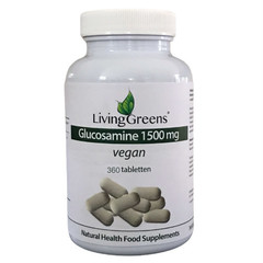 Livinggreens Glucosamine 1500 vegan (360 tabletten)