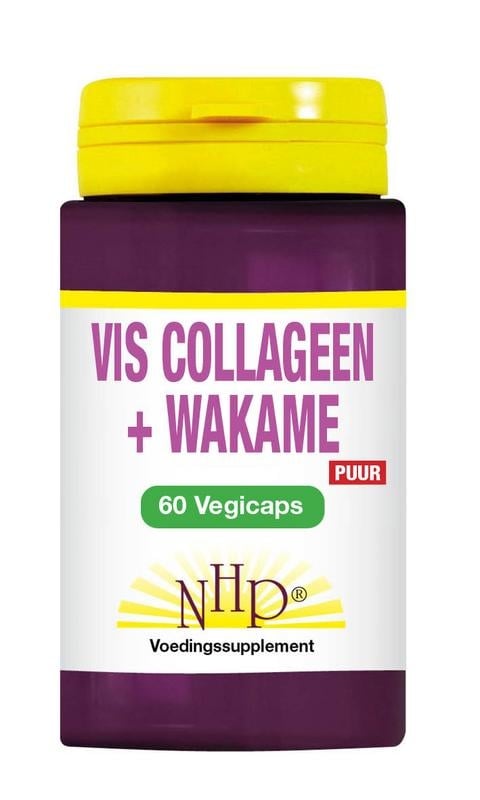 NHP Vis collageen + wakame puur (60 vcaps)