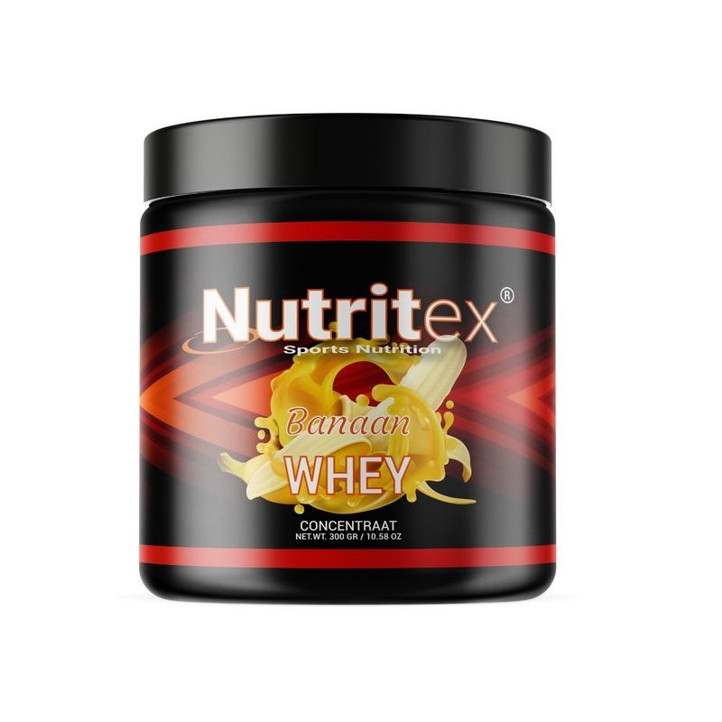 Nutritex Whey proteine banaan (300 gram)