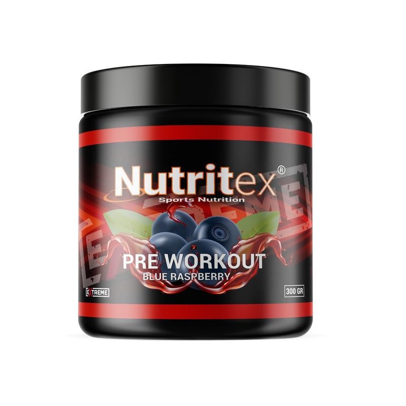Nutritex Pre workout blue raspberry extreme (300 gr)