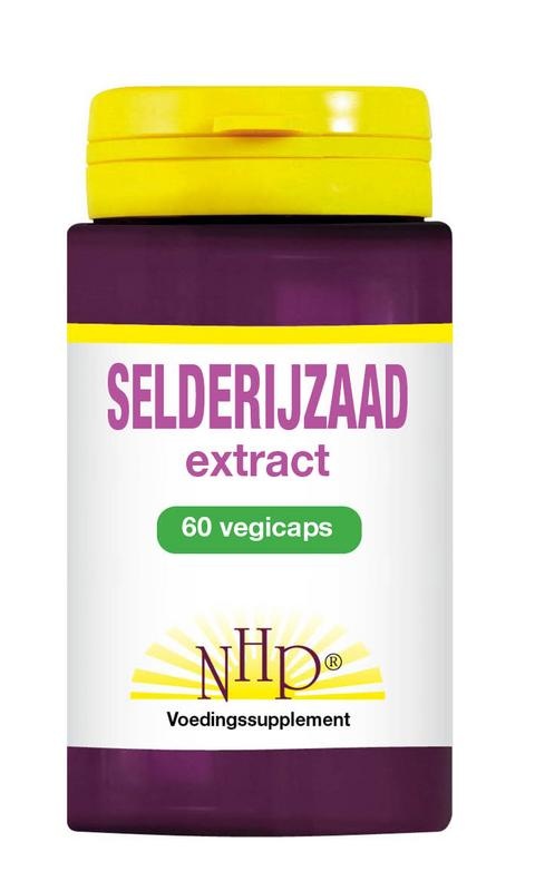 NHP NHP Selderijzaad extract 500 mg (60 vega caps)