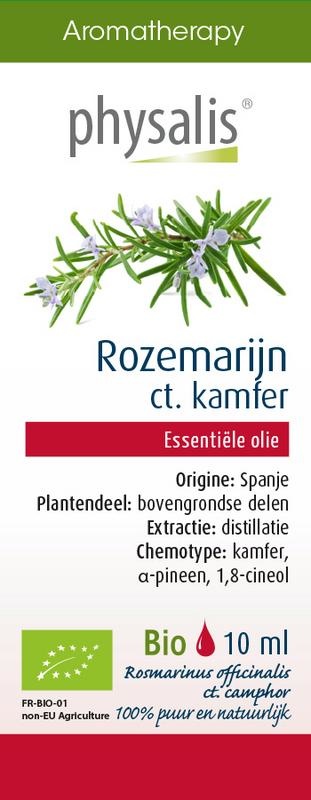 Physalis Physalis Rozemarijn ct. kamfer bio (10 ml)