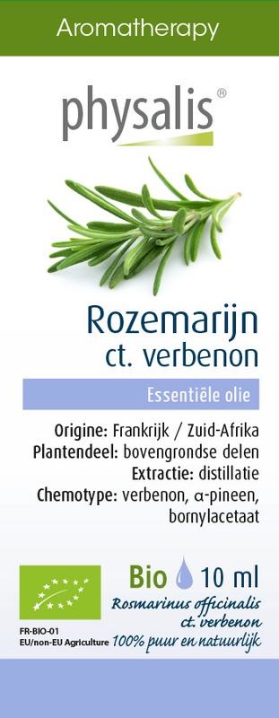 Physalis Physalis Rozemarijn ct. verbenon bio (10 ml)