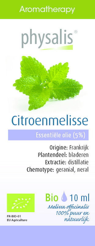 Physalis Physalis Citroenmelisse 5% bio (10 ml)