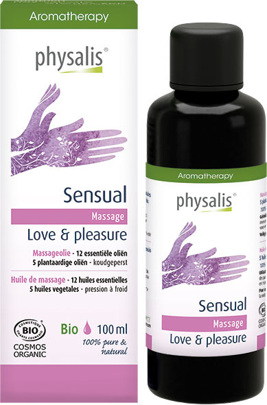 Physalis Physalis Massageolie sensual bio (100 ml)