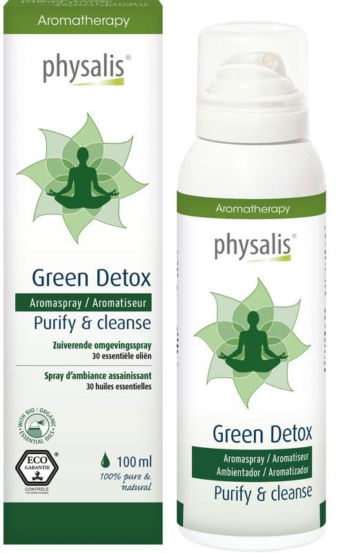 Physalis Aromaspray green detox bio (100 Milliliter) Physalis Aromaspray green detox bio (100 Milliliter)