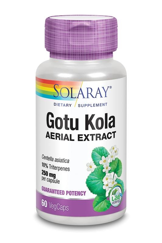 Solaray Centella gotu kola extract 250 mg (60 vcaps)
