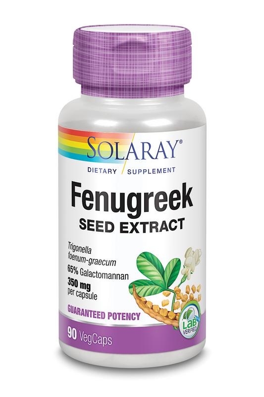 Solaray Solaray Trigonella fenegriek extract 350mg (90 vega caps)