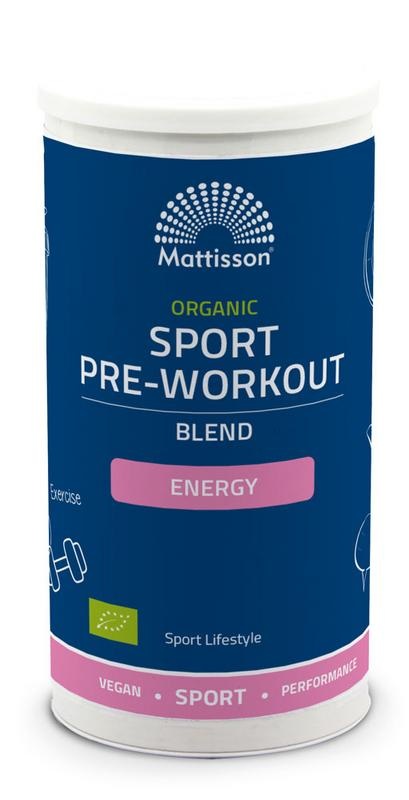 Mattisson Mattisson Organic sport pre-workout energy blend (300 gr)