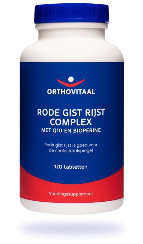 Orthovitaal - Rode Gist Complex - 120 tabletten - met Q10 en Bioperine - Complexpreparaten - vegan - voedingssupplement