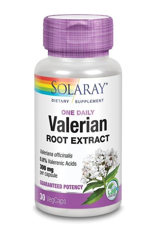 Solaray Valeriaan wortelextract 300 mg (30 vcaps)