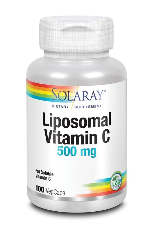 Solaray Solaray Vitamine C liposomaal 500mg (100 vega caps)
