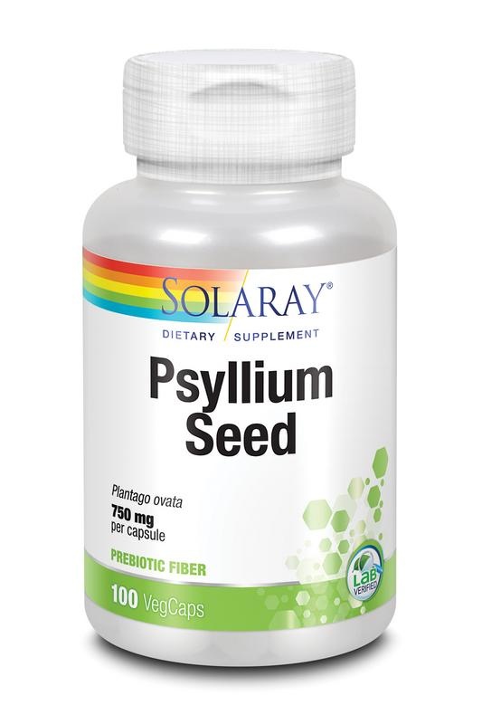 Solaray Psyllium zaad 750 mg (100 vcaps)