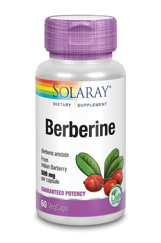 Solaray Berberine 500 mg (60 vcaps)