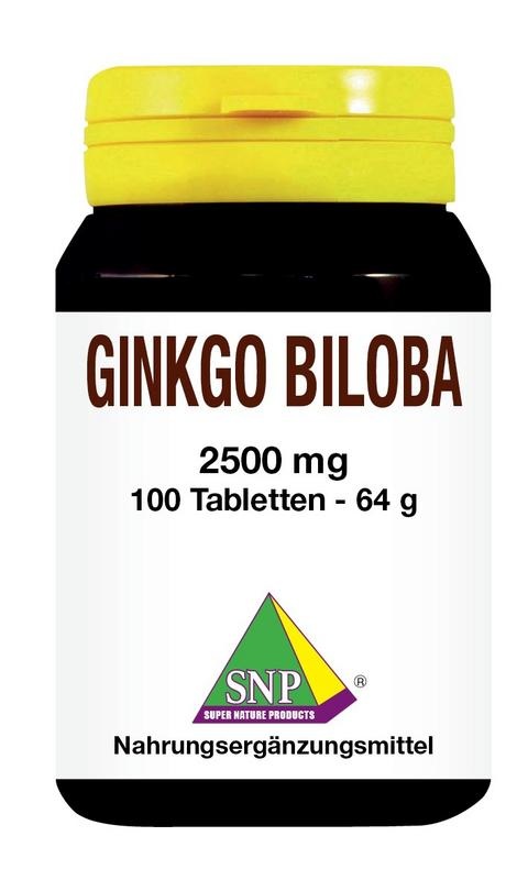 SNP Ginkgo biloba 2500 mg (100 Tabletten)