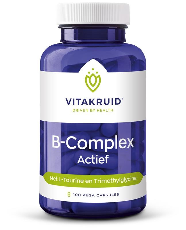 Vitakruid Vitakruid B-Complex actief (100 vega caps)