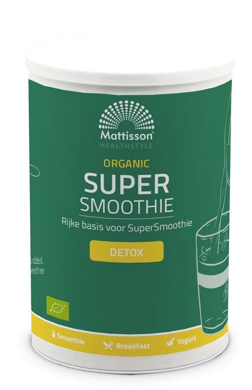 Mattisson Mattisson Organic supersmoothie detox bio (500 gr)