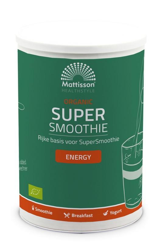 Mattisson Organic supersmoothie energy bio (500 Gram) Mattisson Organic supersmoothie energy bio (500 Gram)