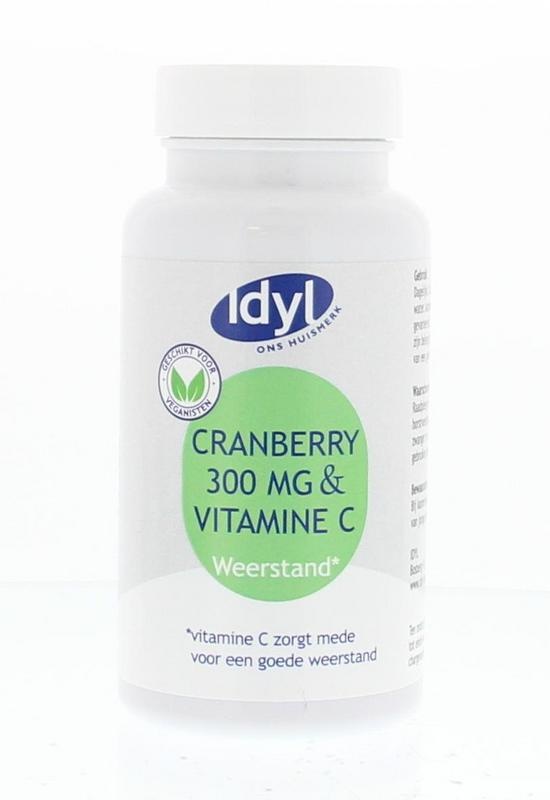 Idyl Cranberry 300 mg & Vitamine C (120 tabletten)