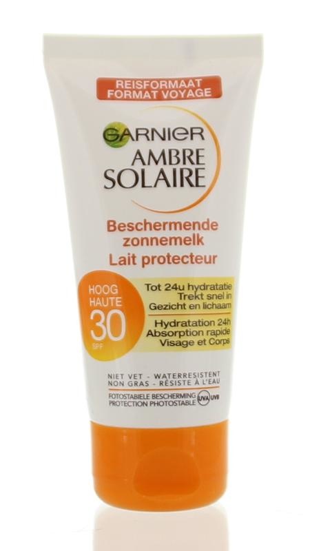 Garnier Garnier Ambre solaire on the go SPF30 zonnemelk tube (50 ml)