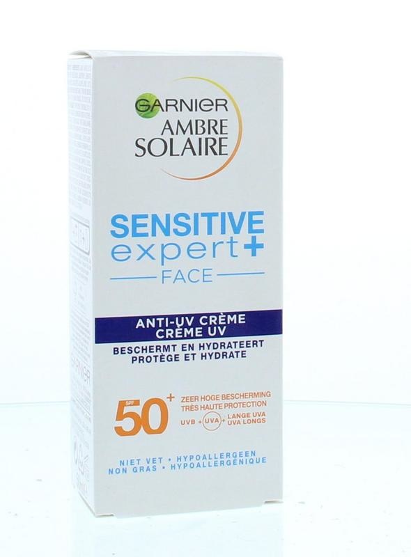 Garnier Garnier Ambre solaire sensitive face cream SPF50 (50 ml)