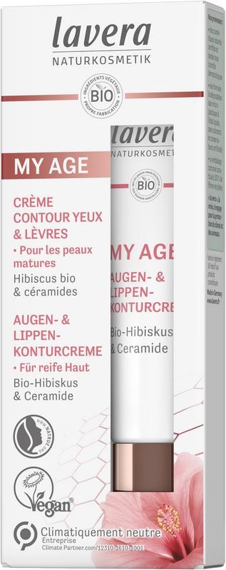 Lavera Lavera My age oog- en lipcontourcreme bio FR-DE (15 ml)